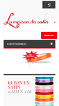 Mobile Screenshot of la-maison-du-satin.com